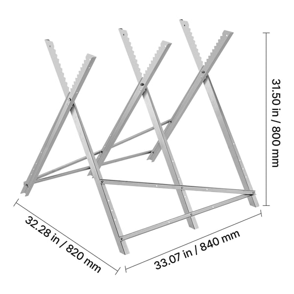 Bock, 84x82x80 cm, Metall, Fällbar
