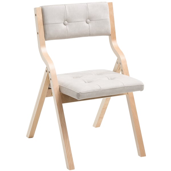 Fällstolsset, 4 delar, 57,5x48x80 cm, Beige, Träram