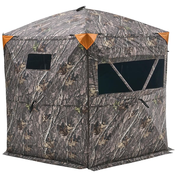 Jagt skjul, 215x215x200 cm, Camouflage, Vandtæt stof