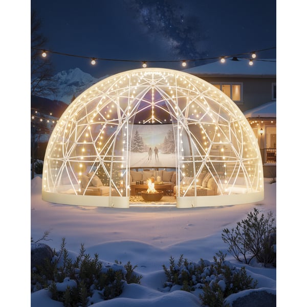 Havedome, 450x270 cm, Klar