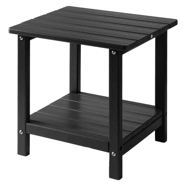 Sidebord, 45x38x44 cm, Sort, HDPE