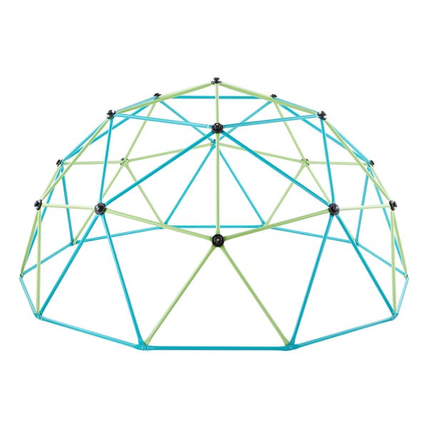 Klätterkupol, Geometrisk klätterställning med gunga och hängmatta, 305x305x152.5 cm, Utomhuslekplats