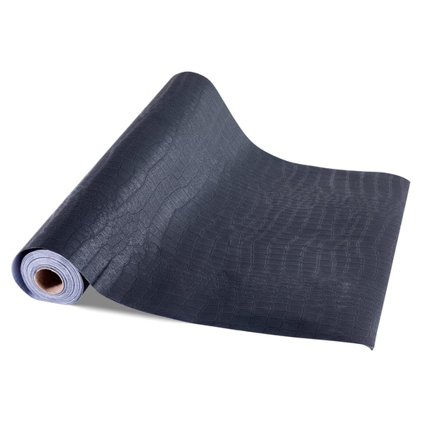 Tapet, Selvklæbende vinylrulle, 40x1000 cm, Sort, PVC Tapet, Selvklæbende vinylrulle, 40x1000 cm, Sort, PVC