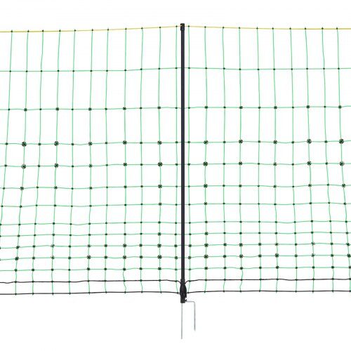 Elektrisk hegnsnet, 1.27x50 m, grøn, hegnsnet til husdyr