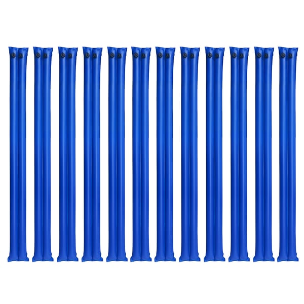 Uima-altaan peitevesipussit, 12 kpl, 238x30 cm, sininen, PVC