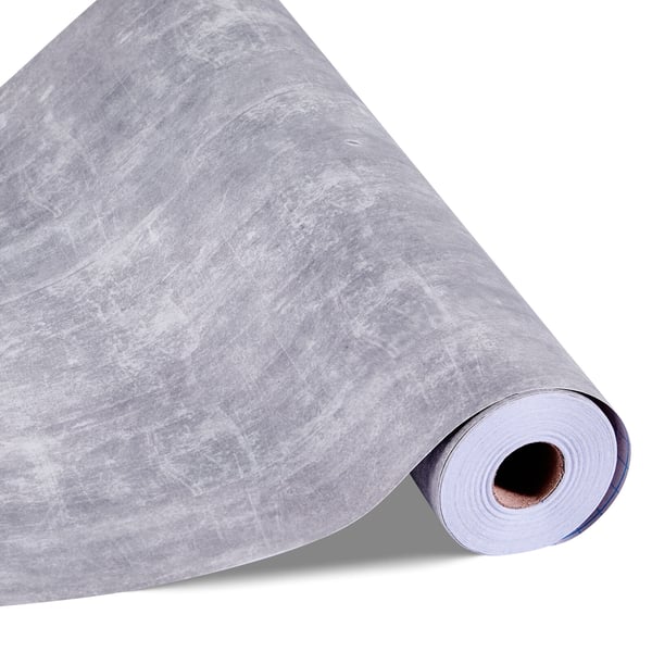 Tapet, 40x1500 cm, Mørkegrå, Vinyl