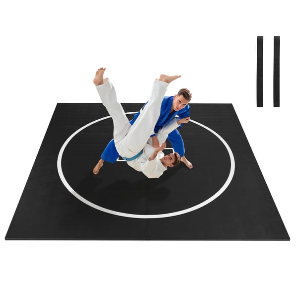 Painimatto, 3x3x0,03 m, musta, vedenpitävä PVC