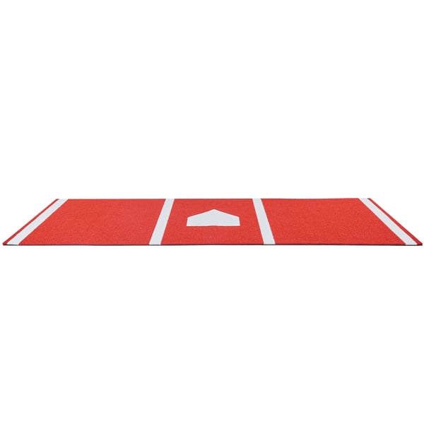 Baseball Slagmatta, 300x116 cm, Röd, Konstgräs Träningshjälp