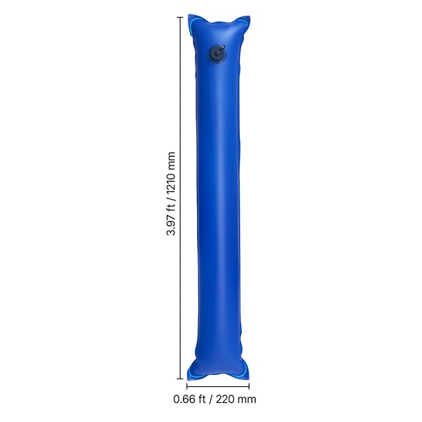 Pool Cover Vandposer, 6-pak 122x22 cm, Blå, PVC