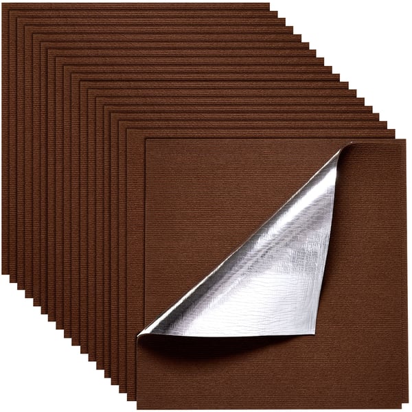 Tæppefliser, 61x61x0,5 cm, mørkebrun, selvklæbende gulv Tæppefliser, 61x61x0,5 cm, mørkebrun, selvklæbende gulv
