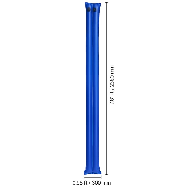Poolcover vandposer, 238x30 cm, Blå, PVC