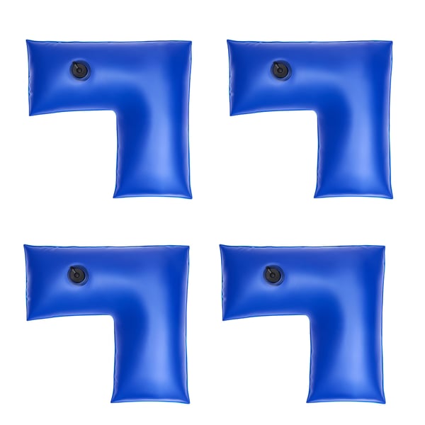 Uima-altaan peitteen vesiputket, 570x565 mm, sininen, vahva PVC