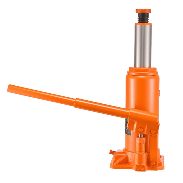Hydraulinen pullotunkki, 235x115x470 mm, oranssi, raskas käyttö