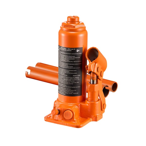 Hydraulisk donkraft, 185x105x185 mm, orange, kraftig model