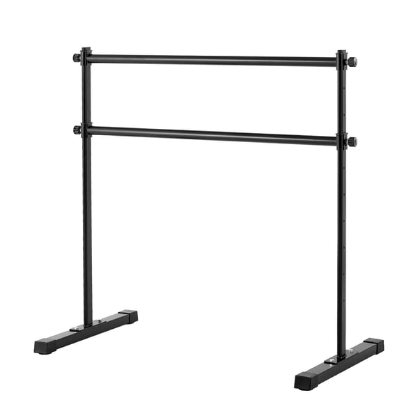 Balletbarre, 131,5x67,8x123 cm, Sort, Justerbart træningsudstyr