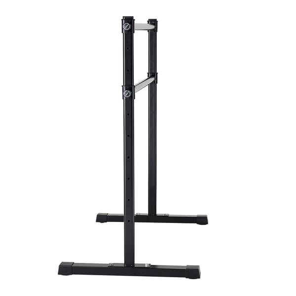 Balletbarre, 131,5x67,8x123 cm, Sort, Justerbart træningsudstyr