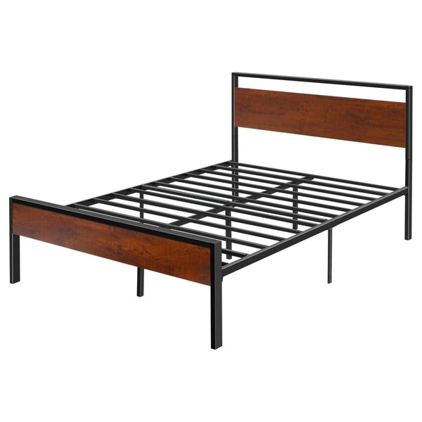 Sengeramme, 200,6x137,5x99 cm, Sort, Metal
