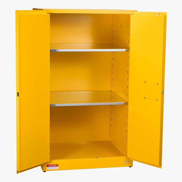 Paloturvakaappi 96.4x86.4x165.1 cm keltainen teräs säilytys