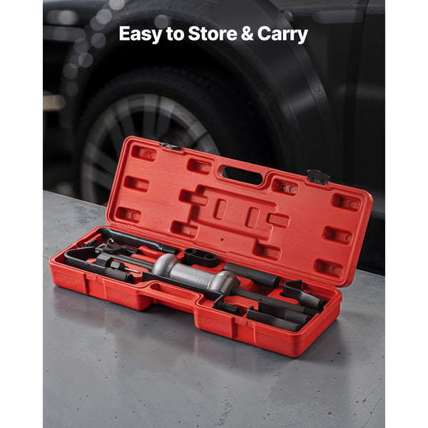 Denttien oikaisusarja, 13-osainen liukuvasara denttien poistoon, 78x890 mm, raskas käyttö