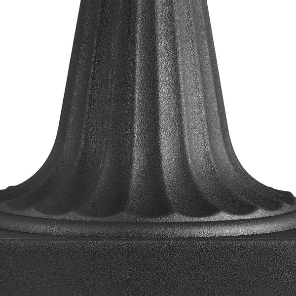 Urneplantekrukke, 25x42 cm, Sort, Plastik