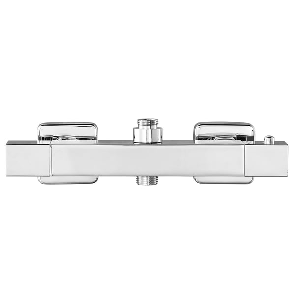 Termostatisk brusearmatur ventil, 26x5.3x5 cm, krom, messing