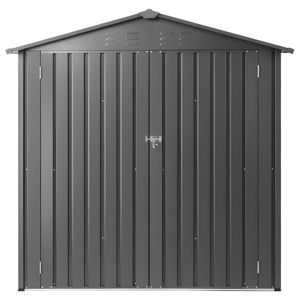 Trädgårdsbod, 186x121x184.1 cm, Metall, Utomhusförvaring