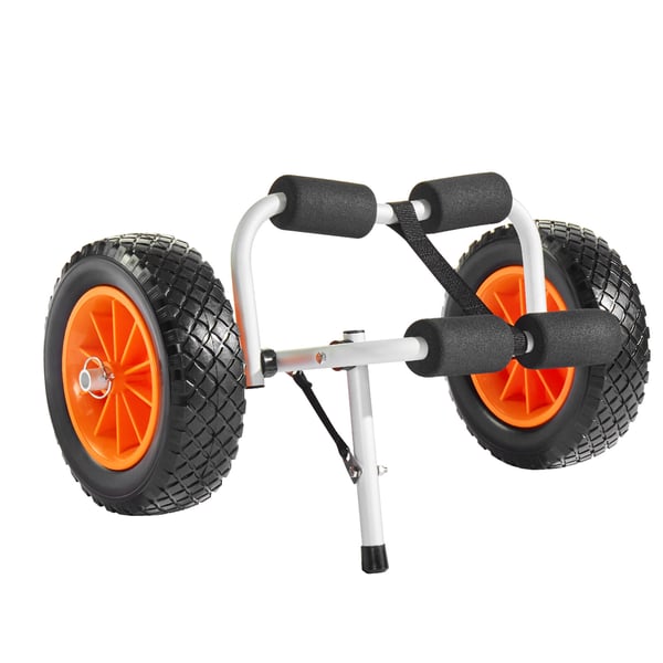 Kajakvogn, Sammenklappelig Trolley 62x35x32,5 cm, 25,4 cm hjul, Aluminium