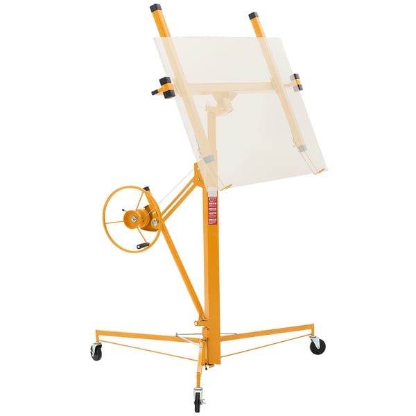Kipsilevynostin 3353 mm, raskas käyttö, 68 kg, säädettävä teleskooppivarsi, keltainen