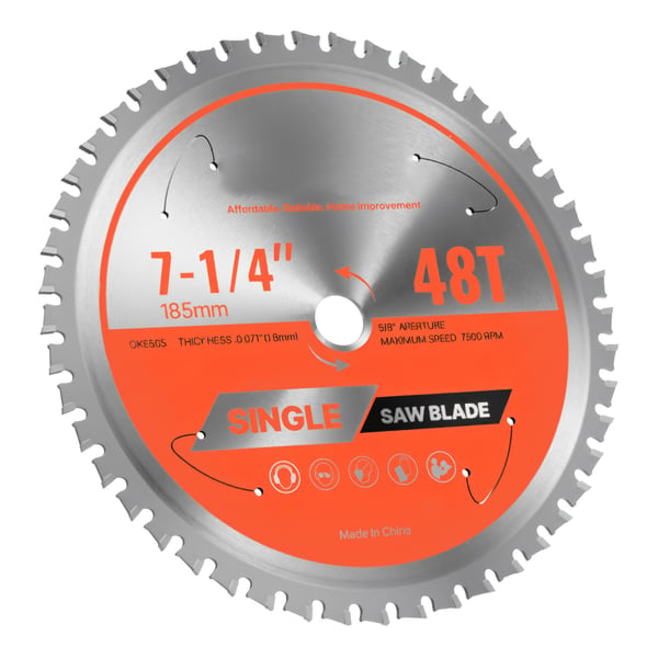 Cirkelsavklinge, 185x185x1,8 mm, Metalskæring, Legeret stål