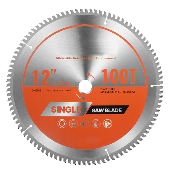 Cirkelsavklinge 305x305x3 mm Sølv, Til skæring af aluminium