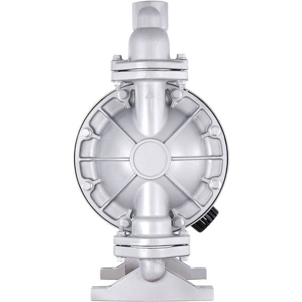 Dobbelt membranpumpe, 44GPM 3.8cm indløb/udløb aluminiumlegering, pneumatisk