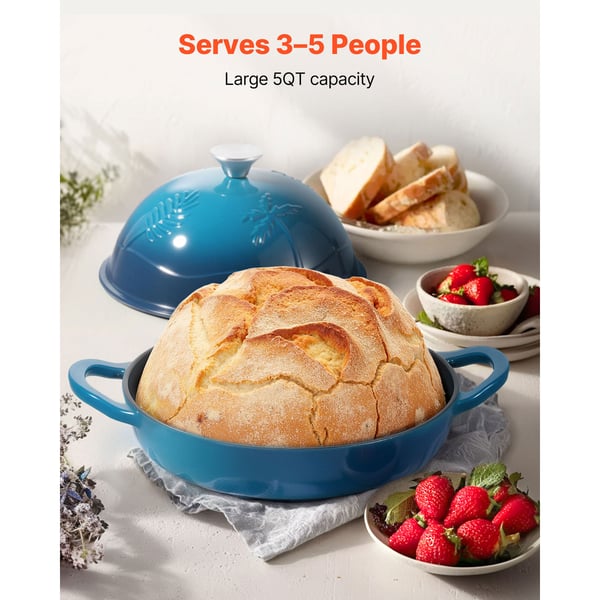 Dutch Oven 32,9x25x18 cm Emaljeret Støbejern
