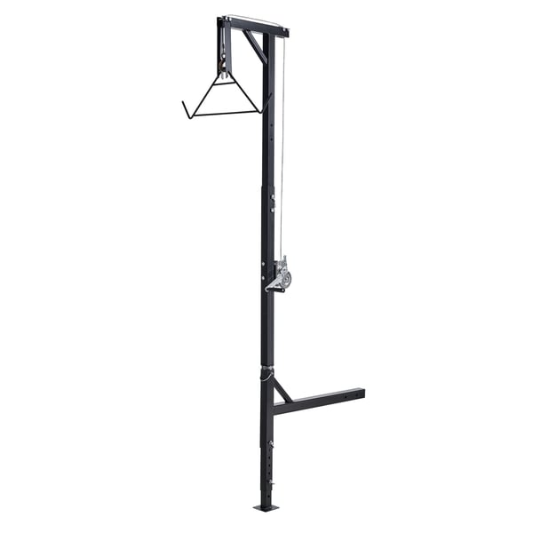 Vildtløfter, 254x105x11 cm, Sort, Justerbar højde