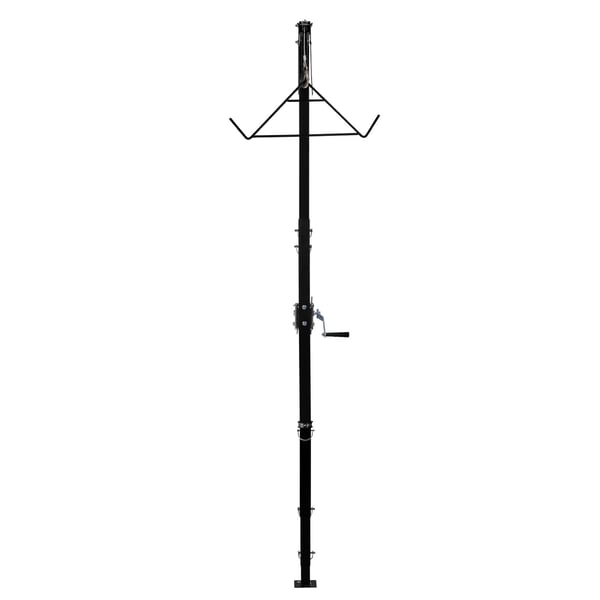 Vildtløfter, 254x105x11 cm, Sort, Justerbar højde