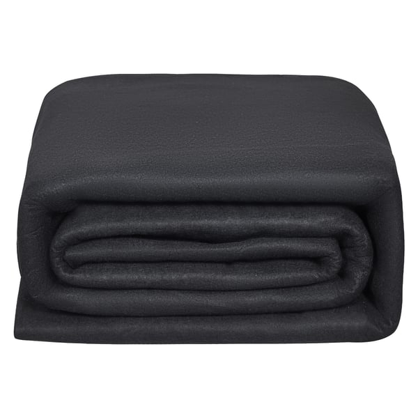 Pool Liner Pad, 457 cm rund, sort, geotekstil stof