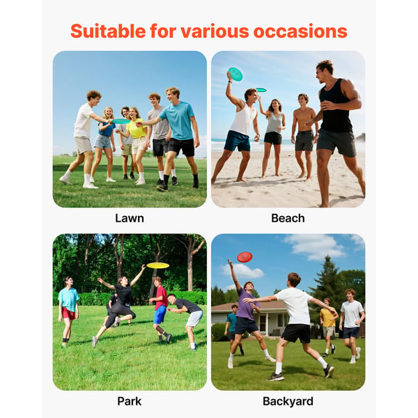 Frisbeegolfsetti, 6-osainen aloituspakkaus laukulla, 21.3x2.1 cm, ulkokäyttöön