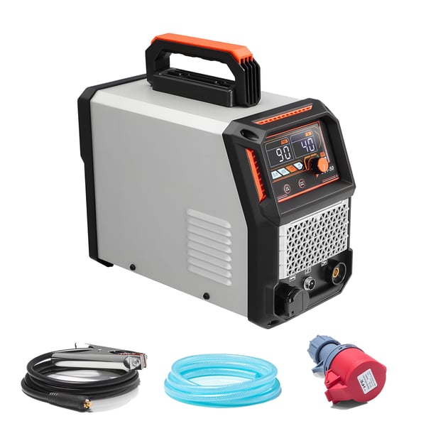 Plasmaskärare, 50A digital display IGBT-inverter, 36.7x19x29 cm, justerbar