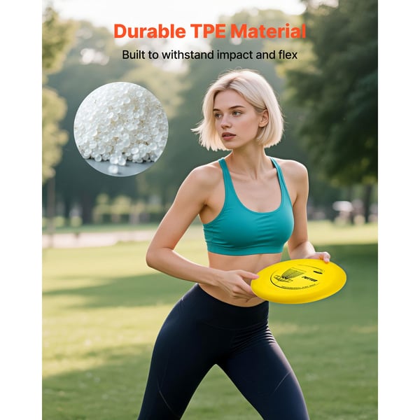 Discgolfset, 12-delars med putter, mid-range, driver, mini marker, 21,3x2,1 cm, TPE