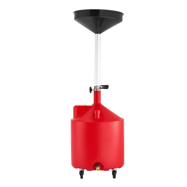 Oljetrågtank, 460x470x1935 mm, Röd, Plast