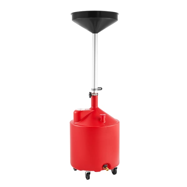 Oljetrågtank, 460x470x1935 mm, Röd, Plast