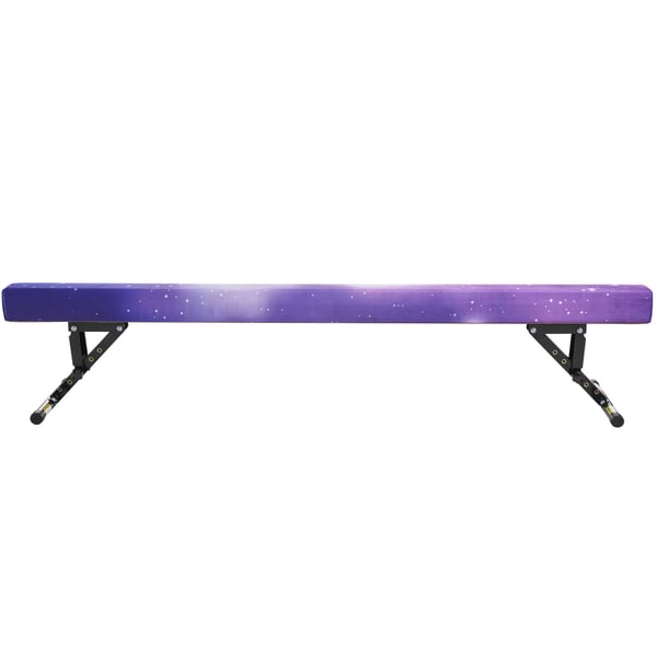 Gymnastik Balancebom, 245x43x18 cm, Galaxy, Justerbar Højde