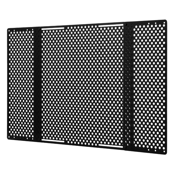 Oven suojaverkko, 80x50.8x2.4 cm, musta, rauta