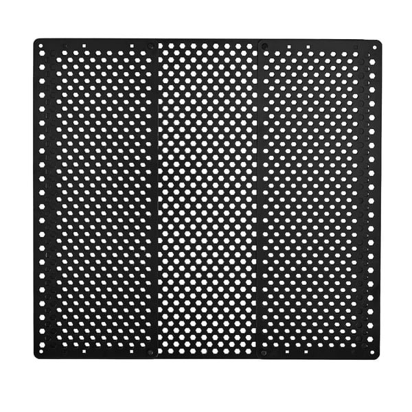 Oven suojaverkko, 80x50.8x2.4 cm, musta, rauta