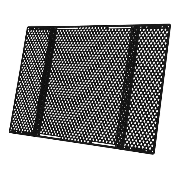 Oven suojaverkko, 80x50.8x2.4 cm, musta, rauta