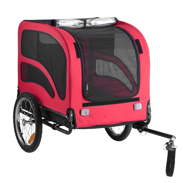 Hundecykeltrailer, 135x72x84 cm, Sammenklappelig