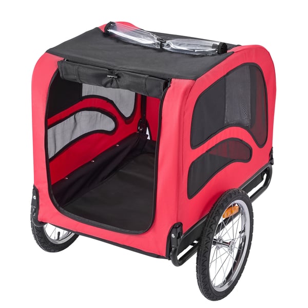 Hundecykeltrailer, 135x72x84 cm, Sammenklappelig