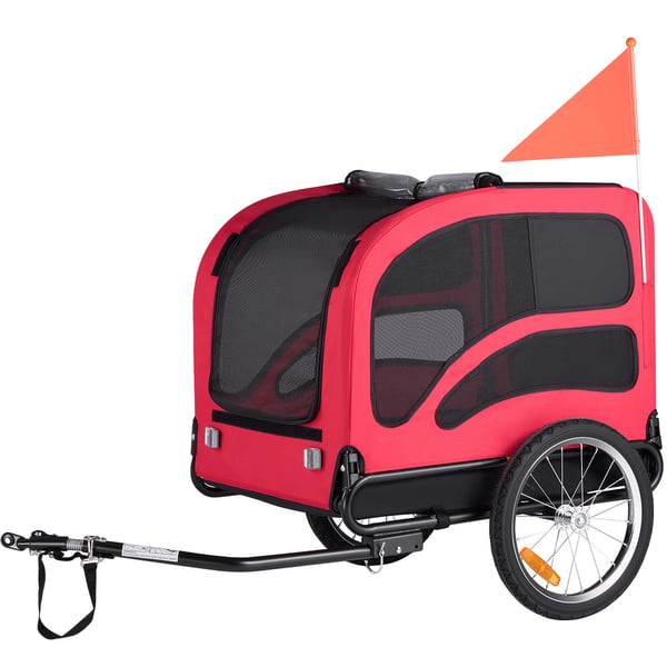 Hundecykeltrailer, 135x72x84 cm, Sammenklappelig