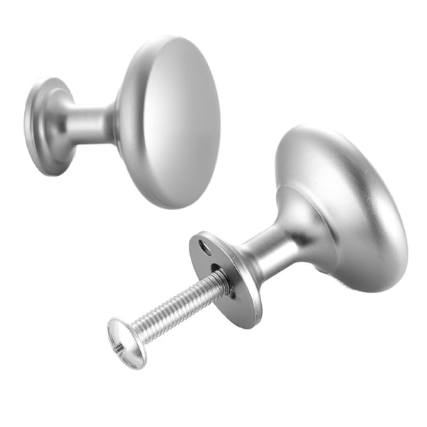 Skåpknoppar 25-pack 28x28 mm nickel zinklegering