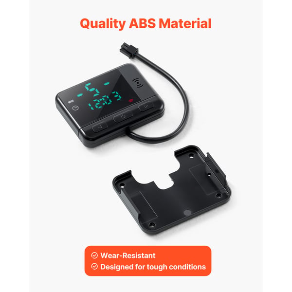 Diesel luftvarmer controller, 81x63x18 mm, LCD display, fjernbetjening