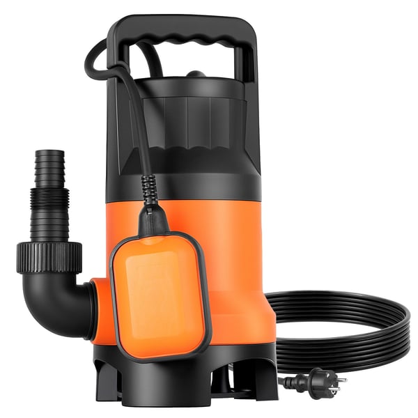 Upotettava pumppukaivo, 650W, 15000 l/h, 8 m max nostokorkeus, PP-GF20, vesipumppu